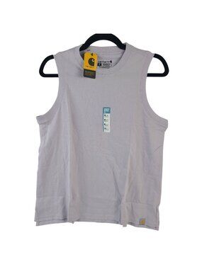 Carhartt Women's Relaxed Fit Lightweight Tank Top Tencel Material Sz M Lavender